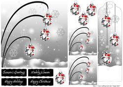 Stylish Modern Christmas Quick Card
