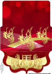 Chinese New Year Money Wallet Year of the Horse