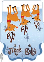 Fun Reindeer Christmas Money Wallet / Voucher