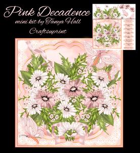 Pink Decadence Birthday Floral Mini Kit