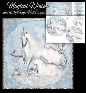 Christmas / Winter Unicorn Magical Mini Kit