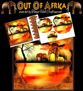 Out of Africa Elephant Birthday Mini Kit