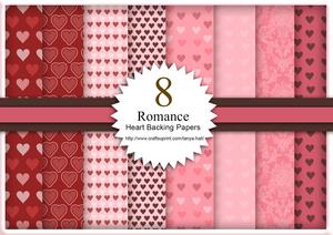 Love and Romance Hears Backgrounds
