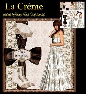 La Creme, Chic Birthday Card Mini Kit in Cream