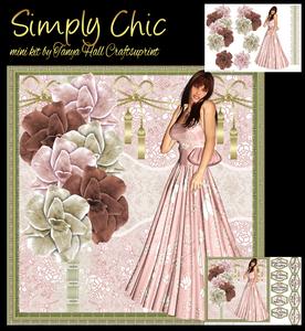 Simply Chic Dress and Floral Mini Kit
