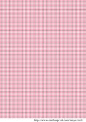 Plaid / Tartan Pink Background Sheet