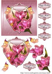 Birthday / Mother's Day Lily Quick Card