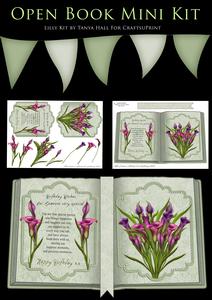 Lily Open Book Floral Mini Kit