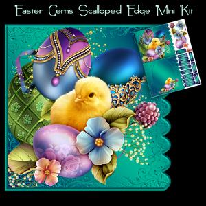 Easter Gems Mini Scalloped Edge Kit