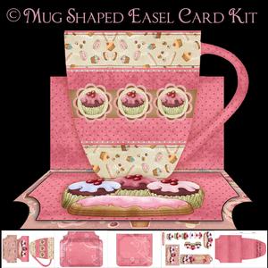 A Little Pick Me Up, Cup / Mug Shaped Easel Card Kit