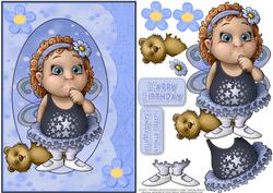 The Cutest Ballet Dancer Birthday Step by Step Card