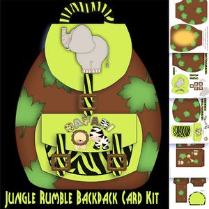 Jungle Rumble Backpack Card Kit