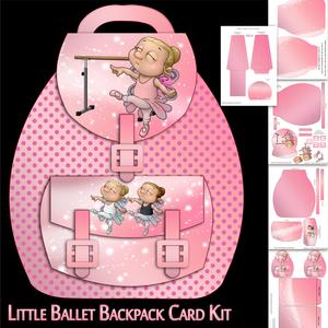 Little Ballet Dancer Backpack Card Kit