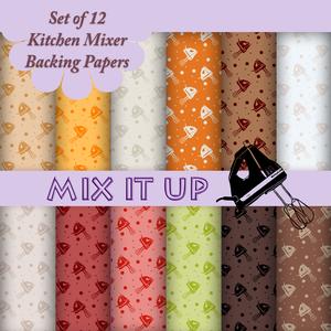 Mix It Up 12 Kitchen Mixers, Backgrounds