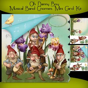 Fun "oh Danny Boy" Gnome Band Mini Kit