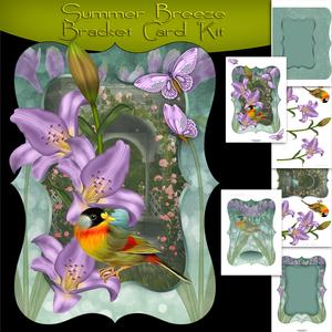 Summer Breeze Bracket Shaped Card Kit