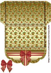Golden Acorn Christmas Gift Money Wallet
