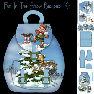 Snow Fun Christmas Elf Backpack Kit