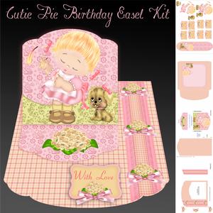 Cutie Pie Birthday Easel Card Kit