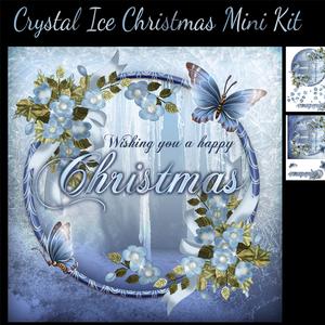 Crystal Ice Christmas Floral Cameo Mini Kit