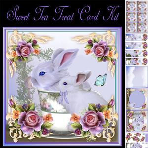 Sweet Teatime Treat Rabbit Card Kit
