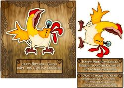 Chicken Birthday Quick Card