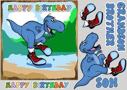 Dinosaur Birthday Quick Card