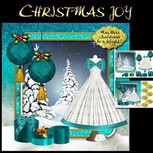 Christmas Joy Dress and Gift Mini Card Kit