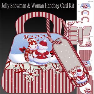 The Jolly Snowman, Handbag Card Kit