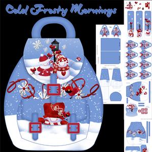 Cold Frosty Mornings Backpack Box Card Kit