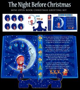 Open Book Night Before Christmas Mini Kit