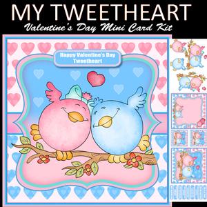 Valentine's Day Tweetheart Mini Card Kit
