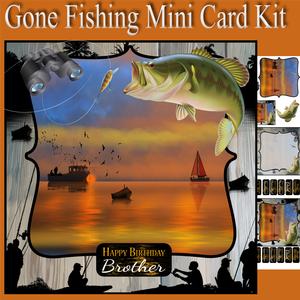 Gone Fishing Mini Card Kit