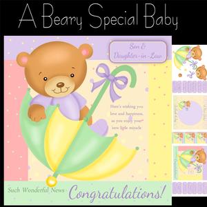 A Beary Special Baby, Mini Card Kit