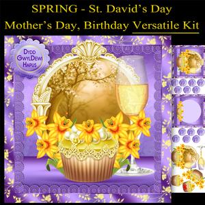 Spring Versatile Kit, Mother's Day, St. David's Day, Birth