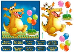 Monster Birthday Fun Step by Step Card