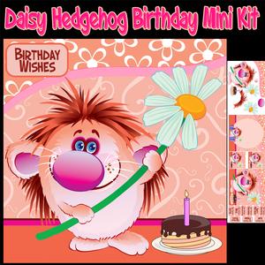 Daisy Hedgehog Birthday Mini Kit