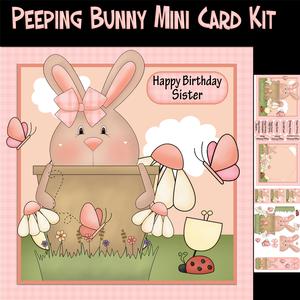 Peeping Bunny Birthday / Spring Mini Kit