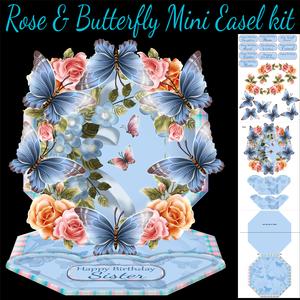 Rose and Butterfly Mini Easel Kit