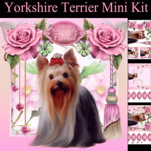 Yorkshire Terrier Cutie Pie Mini Card Kit