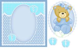 New Baby Boy Quick Card Insert