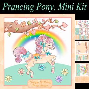 Prancing Pony Cute Birthday Mini Kit