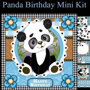 Panda Birthday Mini Kit, Cute Little Panda.
