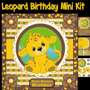 Leopard Birthday Mini Kit
