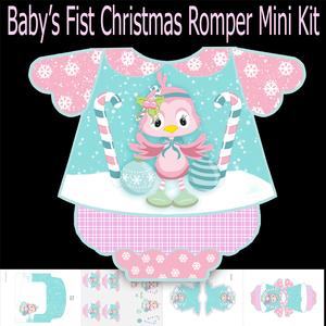 Christmas Romper Baby's First Christmas Mini Kit