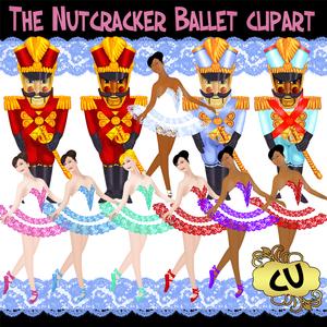The Nutcracker Ballet Clipart Set