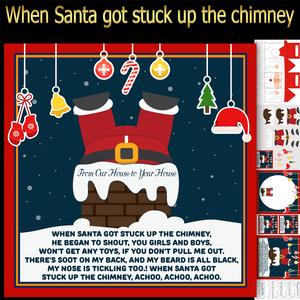 When Santa Got Stuck Up the Chimney Mini Kit