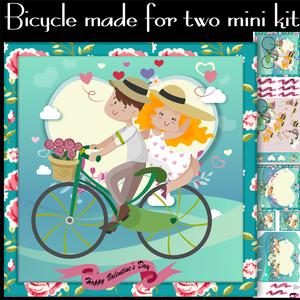 Valentine, Bicycle Made for Two Mini Kit