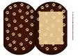Shaped Dog Paw Birthday Insert