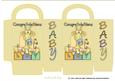 New Baby Boy Giraffe Quick Gift Bag